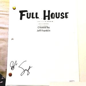 JSA-Certified Full House script autographed by Bob Saget